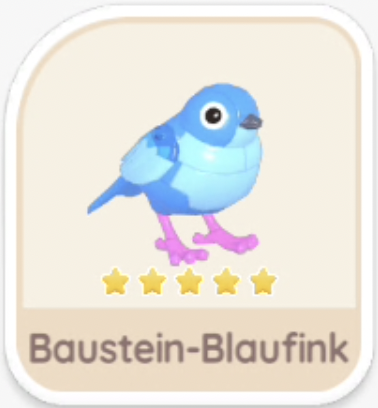 Baustein-Blaufink
