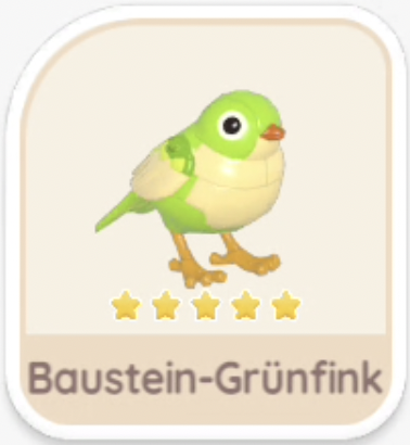Baustein-Grünfink