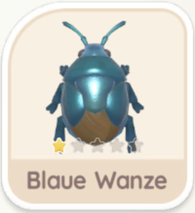Blaue Wanze