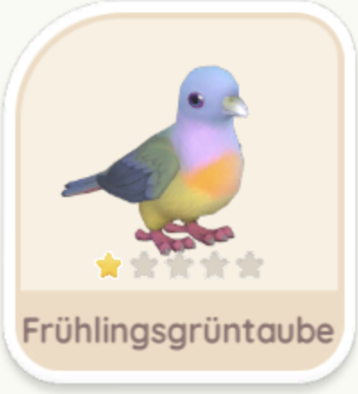Frühlingsgrüntaube