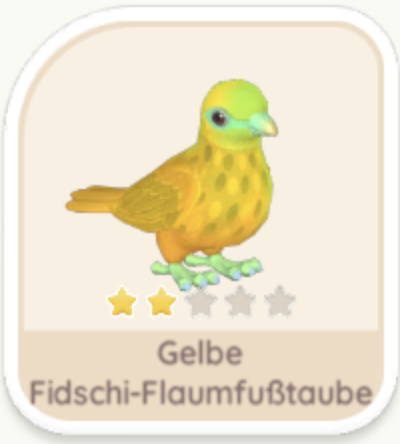 Gelbe Fidschi-Flaumfußtaube